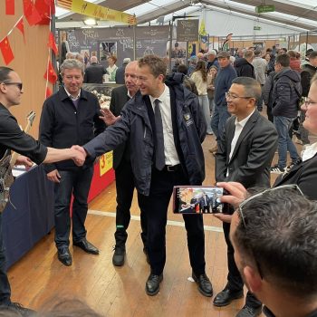 Inauguration du Forum de Ploudaniel par M. Maël De Calan, Président du Conseil départemental